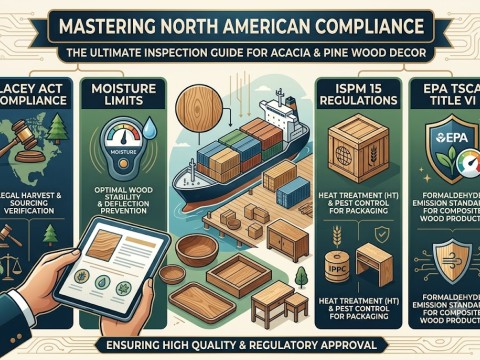 Mastering North American Compliance: The Ultimate Inspection Guide for Importing Acacia and Pine Wood Decor